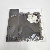 salute サルート 新品 レース タオルハンカチ ハンカチ ブラック レディース【中古】6-0815G◎