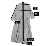 evam eva printed robe サイズM E241T184 カシュクール ローブ 定価44000円 ワンピース 24SS グレー レディース エヴァムエヴァ【中古】6-0825M♪