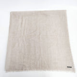 Faliero Sarti Giulietta Melange カシミヤ100％ マグネットブローチ付き 無地 ストール ベージュ レディース ファリエロサルティ【中古】6-1011T◎