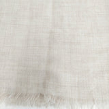 Faliero Sarti Giulietta Melange カシミヤ100％ マグネットブローチ付き 無地 ストール ベージュ レディース ファリエロサルティ【中古】6-1011T◎