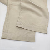 MARGARET HOWELL COTTON LINEN TROUSERS 578-6143208 サイズ2 定価35200円 コットンリネン パンツ 26SS ベージュ レディース マーガレットハウエル【中古】6-0825M♪