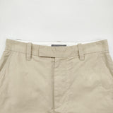 MARGARET HOWELL COTTON LINEN TROUSERS 578-6143208 サイズ2 定価35200円 コットンリネン パンツ 26SS ベージュ レディース マーガレットハウエル【中古】6-0825M♪