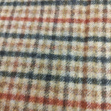 KANEKO ISAO ウール チェック マフラー ブラウン レディース カネコイサオ【中古】6-1011T◎