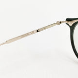EYEVAN Acosta PBK 44□21-145 PIANO BLACK 定価48400円 度なし カラーレンズ メガネ ピアノブラック ゴールド レディース アイヴァン【中古】6-0825G♪