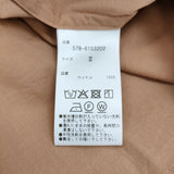 MARGARET HOWELL WASHED COTTON 578-6153202 定価37400円 コットン フリル ブラウス シャツ 26SS ピンクベージュ レディース マーガレットハウエル【中古】6-0811M♪