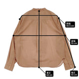 MARGARET HOWELL WASHED COTTON 578-6153202 定価37400円 コットン フリル ブラウス シャツ 26SS ピンクベージュ レディース マーガレットハウエル【中古】6-0811M♪