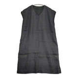 KURASHI&Trips 心ゆるめるひと時に リネンのリラックスウェア ワンピース パンツ セット セットアップ ブラック レディース クラシアンドトリップス/北欧、暮らしの道具店【中古】6-0825S♪