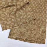 TOWAVASE sarasa silk pants 22-0010A 定価58300円 サラサシルクパンツ イージー ワイド パンツ キャメル レディース トワヴァーズ【中古】6-0825M♪