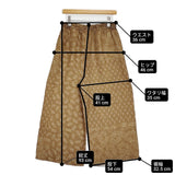 TOWAVASE sarasa silk pants 22-0010A 定価58300円 サラサシルクパンツ イージー ワイド パンツ キャメル レディース トワヴァーズ【中古】6-0825M♪