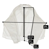 veritecoeur プルオーバーシャツ VC-2838 定価24200円 Vネック ブラウス シャツ アイスグレー オフホワイト レディース ヴェリテクール【中古】6-0901M♪