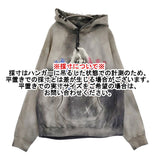 BOWWOW NUBIAN HARD AGEING HOODIE LET IT BE サイズXXL スウェット ヴィンテージ加工 パーカー グレー ブラック メンズ バウワウ【中古】6-0925T♪