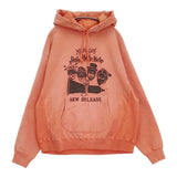 BOWWOW BEATLE MANIA MARDI GRAS HOODIE サイズXL 定価37400円 スウェット ヴィンテージ加工 パーカー オレンジ メンズ バウワウ【中古】6-0925T♪