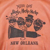 BOWWOW BEATLE MANIA MARDI GRAS HOODIE サイズXL 定価37400円 スウェット ヴィンテージ加工 パーカー オレンジ メンズ バウワウ【中古】6-0925T♪
