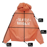 BOWWOW BEATLE MANIA MARDI GRAS HOODIE サイズXL 定価37400円 スウェット ヴィンテージ加工 パーカー オレンジ メンズ バウワウ【中古】6-0925T♪