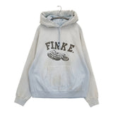 BOWWOW FINK E. HOODIE AGED サイズXL 定価36300円 スウェット ヴィンテージ加工 パーカー 25AW ライトブルー メンズ バウワウ【中古】6-0925T♪