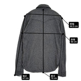 RRL カシミヤウエスタンシャツ 定価159500円 サイズXS 長袖シャツ チャコールグレー メンズ ダブルアールエル RALPH LAUREN【中古】6-0925T♪