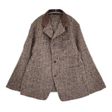KAPTAIN SUNSHINE Tweed Square Jacket サイズ3 定価104500円 KSNA25FJK01 ツイード ジャケット 25AW ブラウン メンズ キャプテン サンシャイン【中古】6-0901T♪