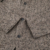 KAPTAIN SUNSHINE Tweed Square Jacket サイズ3 定価104500円 KSNA25FJK01 ツイード ジャケット 25AW ブラウン メンズ キャプテン サンシャイン【中古】6-0901T♪