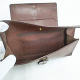 ARTS&SCIENCE Jabara long wallet ジャバラロングウォレット 蛇腹 レザー 牛革 長財布 ブラウン レディース アーツ&サイエンス【中古】6-1004T◎