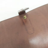 ARTS&SCIENCE Jabara long wallet ジャバラロングウォレット 蛇腹 レザー 牛革 長財布 ブラウン レディース アーツ&サイエンス【中古】6-1004T◎