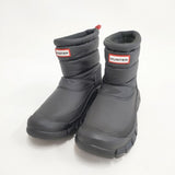 HUNTER WFS2108WWU イントレピッドショートスノーブーツ 定価26400円 ブーツ ブラック レディース ハンター【中古】6-1004T◎