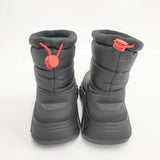 HUNTER WFS2108WWU イントレピッドショートスノーブーツ 定価26400円 ブーツ ブラック レディース ハンター【中古】6-1004T◎
