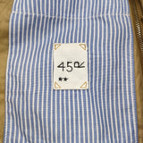 45R/45rpm 薄ギャバのキャップショルダースウィングトップ 定価57200円 サイズ2 ジャケット 25SS ベージュ ユニセックス フォーティーファイブアールピーエム【中古】6-0901M♪