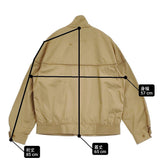 45R/45rpm 薄ギャバのキャップショルダースウィングトップ 定価57200円 サイズ2 ジャケット 25SS ベージュ ユニセックス フォーティーファイブアールピーエム【中古】6-0901M♪