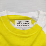 MAISON MARGIELA プリントTシャツ サイズS 広瀬すず着用モデル S51GC0503 S22816 半袖Ｔシャツ カットソー ホワイト イエロー レディース メゾンマルジェラ【中古】6-0901S♪