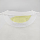 MAISON MARGIELA プリントTシャツ サイズS 広瀬すず着用モデル S51GC0503 S22816 半袖Ｔシャツ カットソー ホワイト イエロー レディース メゾンマルジェラ【中古】6-0901S♪