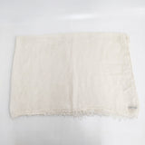 Faliero Sarti シルク混 大判 無地 ストール アイボリー レディース ファリエロサルティ【中古】6-1012T◎