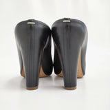 Maison Martin Margiela オープントゥヒールサンダル サイズ38 パンプス サンダル ブラック レディース メゾンマルタンマルジェラ【中古】6-0901G♪