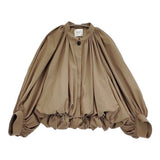 Ameri VINTAGE BALLOON SHORT BLOUSON バルーンショートブルゾン サイズM 定価27500円 ブルゾン ベージュ レディース アメリヴィンテージ【中古】6-0901M♪