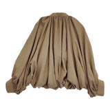 Ameri VINTAGE BALLOON SHORT BLOUSON バルーンショートブルゾン サイズM 定価27500円 ブルゾン ベージュ レディース アメリヴィンテージ【中古】6-0901M♪