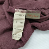 babaghuri J0554UB541 ハイネックシャツ ウール ニット プルオーバー 日本製 カットソー 25AW ワインレッド レディース ババグーリ【中古】6-1009M♪
