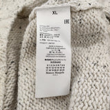 MAISON MARGIELA Distressed Sweater サイズXL S50GP0176 S16788 ダメージ加工 セーター ニット オフホワイト メンズ メゾンマルジェラ【中古】6-0901T♪