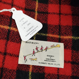 R&D.M.Co- WOOL TARTAN CHECK STRING SKIRT 定価53900円 ウールタータンチェック ロングスカート wallace レッド ブラック レディース オールドマンズテーラー【中古】6-1009T♪