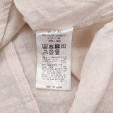 かぐれ リネンクルーネックハーフスリーブ 定価15400円 GAA5-23M019 ブラウス シャツ 25SS ライトピンク レディース かぐれ/KAGURE【中古】6-0901S♪