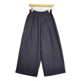 ARTS&SCIENCE ZANINI コットン ワイド イージーパンツ サイズ0 パンツ 25SS ネイビー レディース アーツ&サイエンス【中古】6-0901G♪