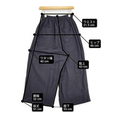ARTS&SCIENCE ZANINI コットン ワイド イージーパンツ サイズ0 パンツ 25SS ネイビー レディース アーツ&サイエンス【中古】6-0901G♪