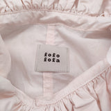 fofofofa LEI BLOUSE/WHISPER PINK フリル 定価34100円 日本製 チュニック ブラウス シャツ ライトピンク レディース【中古】6-0901M♪