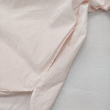 fofofofa LEI BLOUSE/WHISPER PINK フリル 定価34100円 日本製 チュニック ブラウス シャツ ライトピンク レディース【中古】6-0901M♪