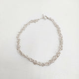 Preek braid chain necklace チェーン ネックレス シルバー レディース プリーク【中古】6-0901G♪