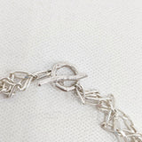 Preek braid chain necklace チェーン ネックレス シルバー レディース プリーク【中古】6-0901G♪