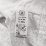 UNITED ARROWS ラメカットジャガードジャケット ウォッシャブル サイズ38 定価31900円 テーラードジャケット 26SS ホワイト レディース ユナイテッドアローズ【中古】6-0901S♪