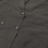 JOURNAL STANDARD L'essage シアー無地ドルマンジャケット 定価33000円 ジャケット 26SS ブラック レディース ジャーナルスタンダードレサージュ【中古】6-0901M♪