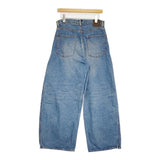 JOURNAL STANDARD L'essage サイドタックデニムパンツ サイズ38 定価24200円 ワイド デニムパンツ 26SS ブルー レディース ジャーナルスタンダードレサージュ【中古】6-0901G♪