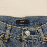 JOURNAL STANDARD L'essage サイドタックデニムパンツ サイズ38 定価24200円 ワイド デニムパンツ 26SS ブルー レディース ジャーナルスタンダードレサージュ【中古】6-0901G♪
