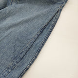 JOURNAL STANDARD L'essage サイドタックデニムパンツ サイズ38 定価24200円 ワイド デニムパンツ 26SS ブルー レディース ジャーナルスタンダードレサージュ【中古】6-0901G♪
