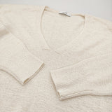 JOURNAL STANDARD テープヤーンニュアンスVプルオーバー 定価14300円 セーター ニット 26SS ナチュラル アイボリー レディース ジャーナルスタンダード【中古】6-0901M♪